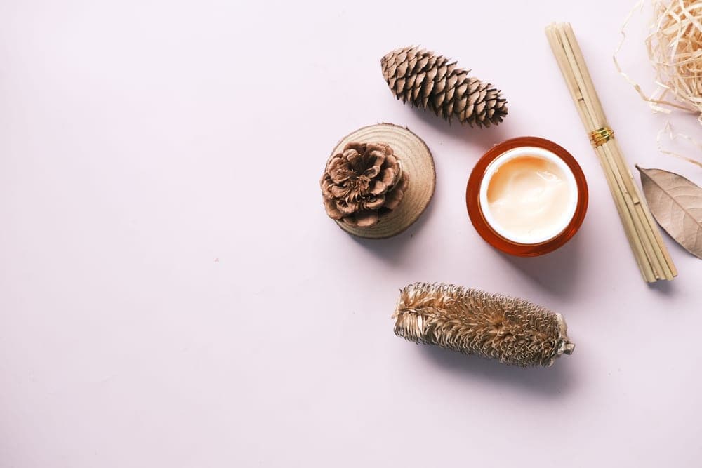 A calm, minimal skincare flatlay