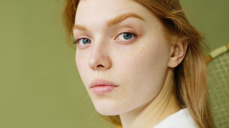 Close-up of clear, healthy skin